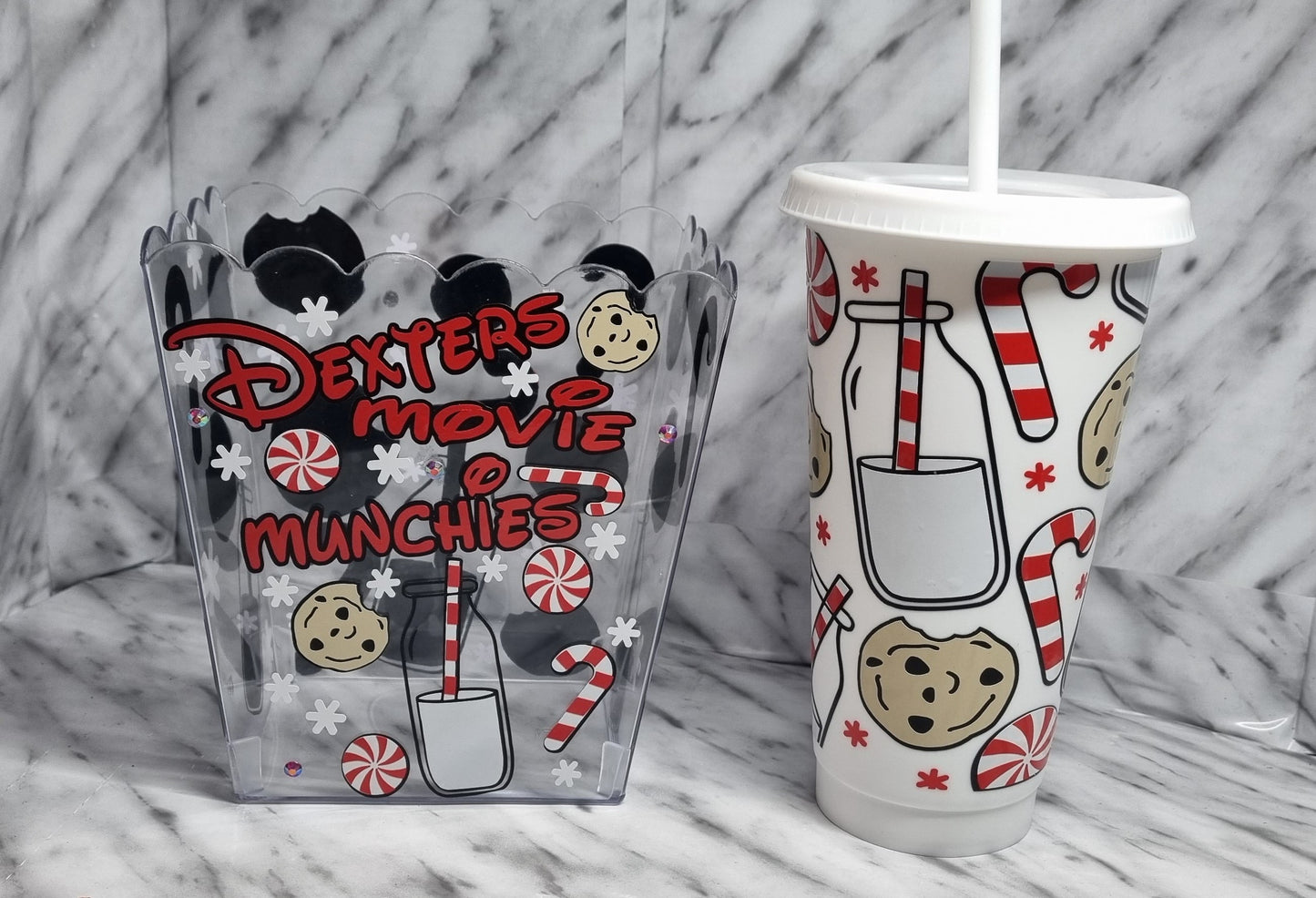 16oz cold cup Christmas movie bundle