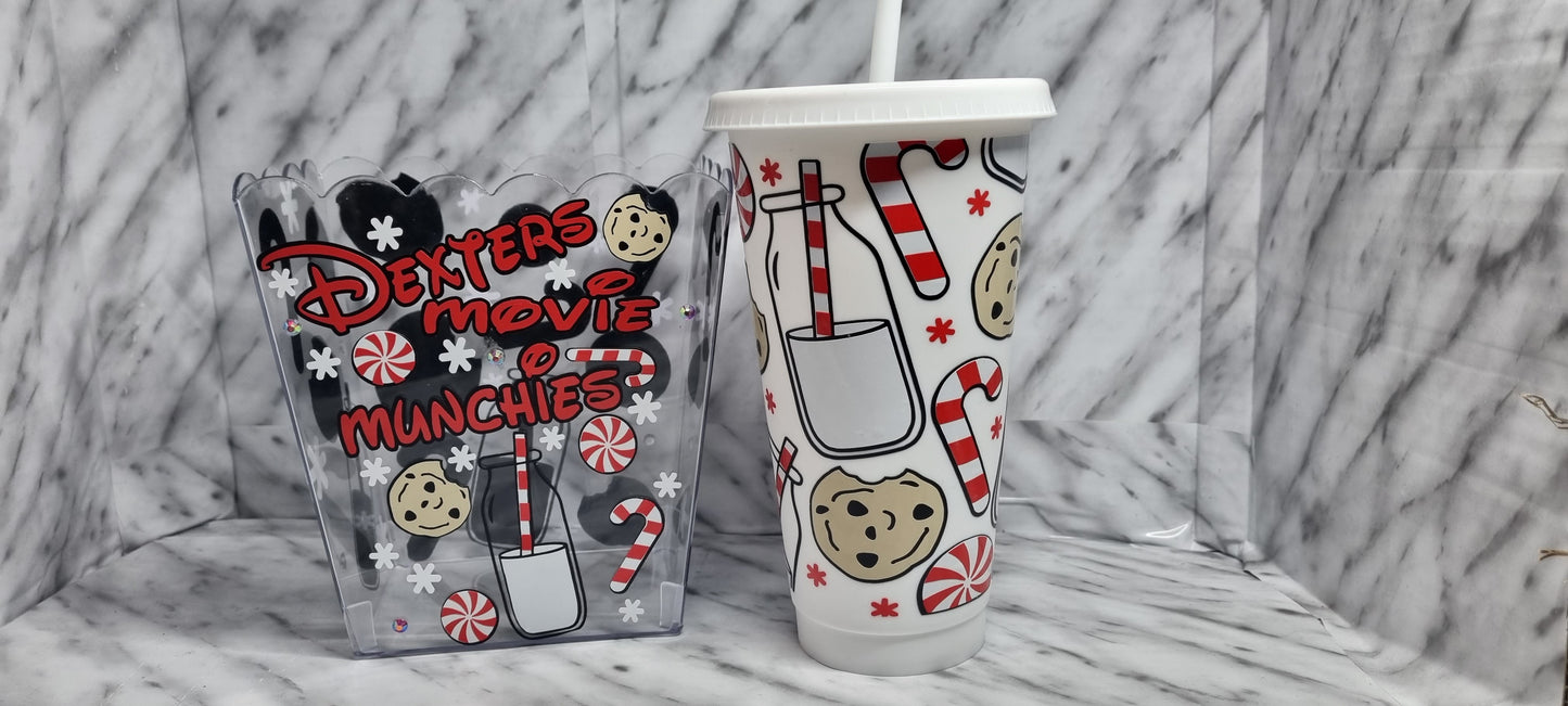 24oz cold cup Christmas movie bundle