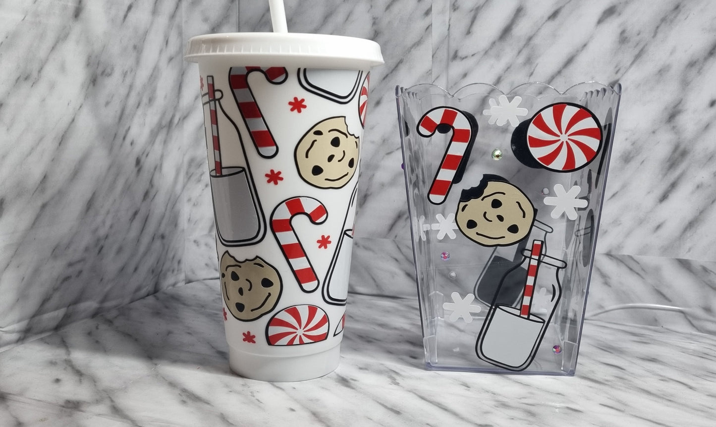 16oz cold cup Christmas movie bundle