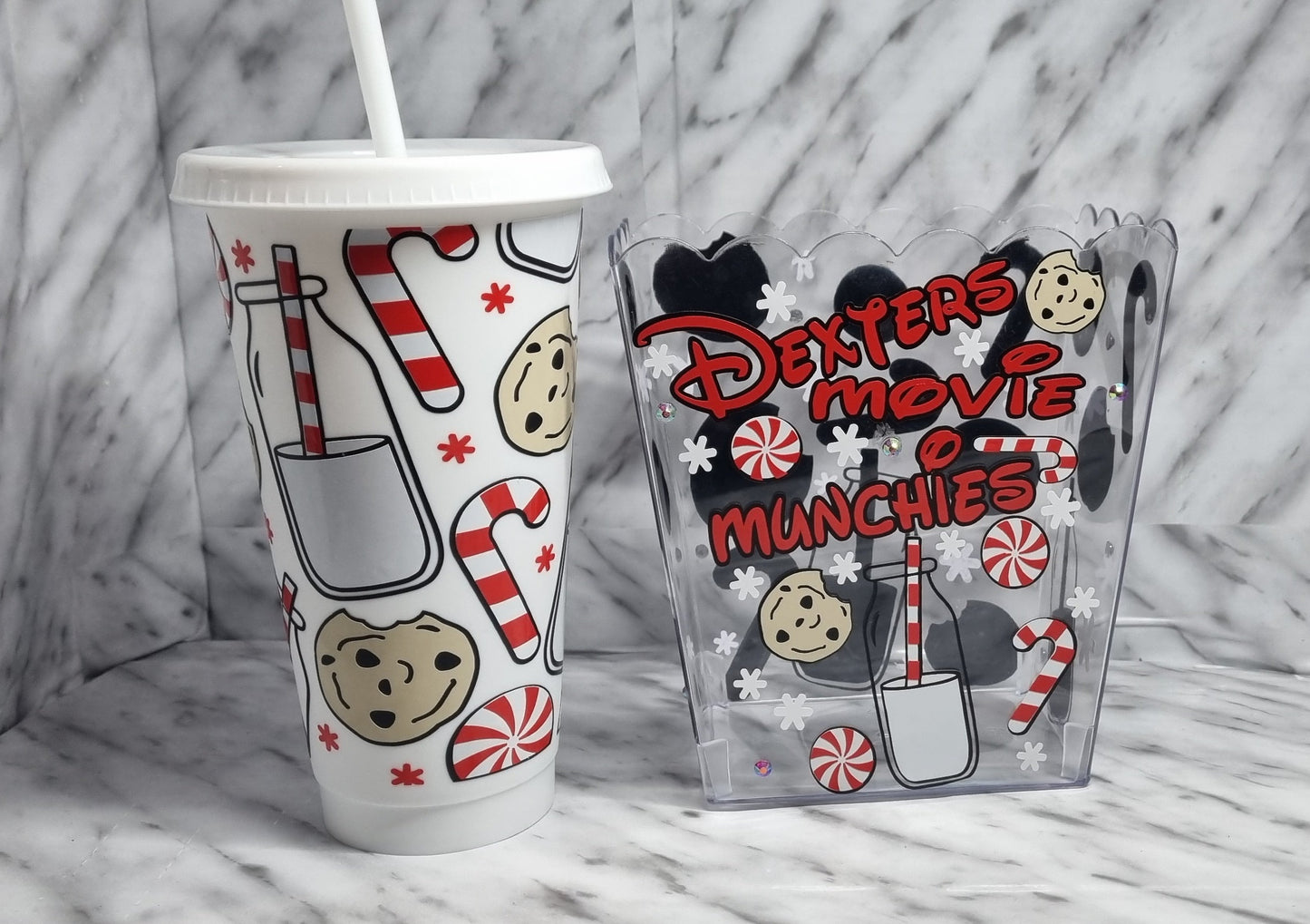 16oz cold cup Christmas movie bundle