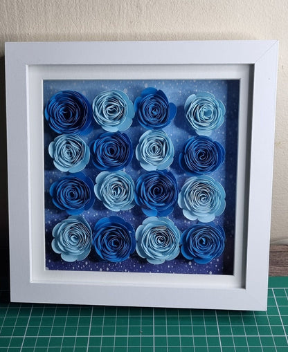 Personalised Flower Frame Gift for dad grandad men neuroversecreations